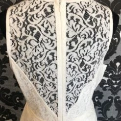 Something Blue Gianni Bini Women's Formal Lace Ivory Size 12 FORMAL DRESSES FORMAL/MOTHER'S DRESSES