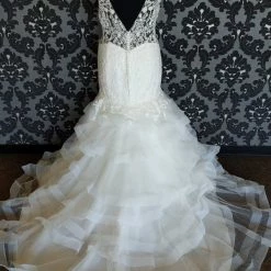 Something Blue Sincerity 44253 Wedding Dress Size 26 Lace/Tulle Ivory Sleeveless Mermaid WEDDING DRESSES