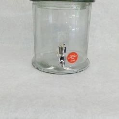 Something Blue Drink Dispenser Size 18.5" Glass Clear CONTAINER