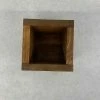 Something Blue Wood Decor Bone Medium Stain Size 5.5"x5.5"x5.5" WOOD DECOR