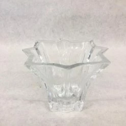 Something Blue Mikasa Votive Holder Crystal Clear 5" Skyline