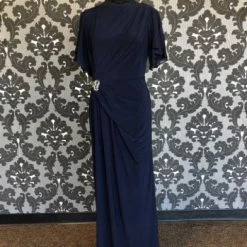 Something Blue Ralph Lauren Formal Poly Spandex Navy Size 10 FORMAL/MOTHER'S DRESSES