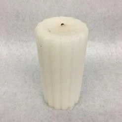 Something Blue Wedding Pillar Candle Wax Ivory Size 6" CANDLES DECOR