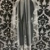 Something Blue As Is Veil Tulle Ivory Size Finger Tip Pearl/Rhinestone VL8037 VEILS