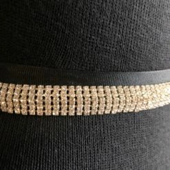 Something Blue Marionat 1089 Belt Satin/Rhinestone Silver/Ivory Size 28" NEW ARRIVALS