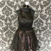 Something Blue Zapaka Formal Sequin/Tulle Black/Blush Size 16