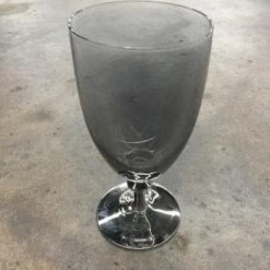 Something Blue Wedding DECOR Robert Stanley 7.5" Clear/Silver Glassware