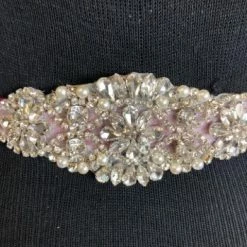 Something Blue Belt Satin/Rhinestone Red BELTS