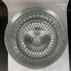 Something Blue Bucket Galvanized Silver Size 17.75"x11.5" CONTAINER