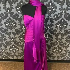 Something Blue Jade Couture K148001 Formal Silk Purple Size 20