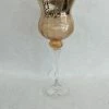 Something Blue Goblet Size 13.75" Glass Amber CANDLES