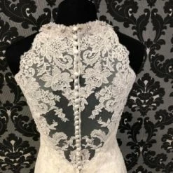 Something Blue Kenneth Winston KYLIE 1580 Women's Wedding Dress Lace Ivory Size 10