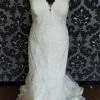 Something Blue WEDDING DRESSES Stellla York 6814 Wedding Dress Size 28 Lace/Sequin Ivory Strapless