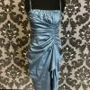 Something Blue Jackson Parker 081838440 Women's MOB Taffeta Misty Size 16 FORMAL/MOTHER'S DRESSES