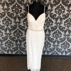 Something Blue Allure 9707T Women Wedding Dress Beads/Tulle Ivory Size 12 WEDDING DRESSES