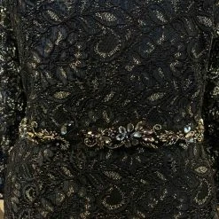 Something Blue Jade Couture K208014 Formal Lace/Beading Navy Size 14 FORMAL/MOTHER'S DRESSES