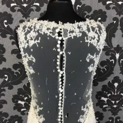 WEDDING DRESSES Size 12 Ivory Alfred Angelo Lace Lace Mermaid Sweetheart