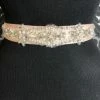 Something Blue Mori Lee Size 12 Rhinestone Blush Belt BELTS
