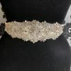 Something Blue Essense Of Australia ETTA Women's Belt Ivory/Silver Size 12 Beaded BELTS