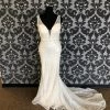 Something Blue Allure Bridal Disney "Ariel" Size 14 Ivory Sequin Fit & Flare