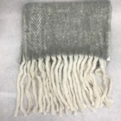 Something Blue Wedding THE PARLOUR Panache Scarf Light Grey