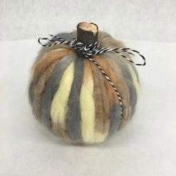 Something Blue Wedding THE PARLOUR Medium Multi Colored Fabric Pumpkin