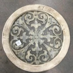 Something Blue Wedding Large Whitewash Medallion