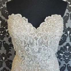 Something Blue Allure Bridal C526 Women Wedding Dress Lace/Beading Ivory/Nude WEDDING DRESSES