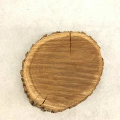 Something Blue Wood Cookie Wood Brown Size Approx. 8" WOOD DECOR