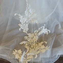 Something Blue Wilderly Bride F142 Wedding Dress Tulle/Lace Ivory Size 10 WEDDING DRESSES