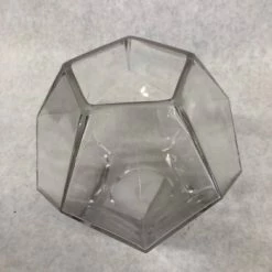 Something Blue Bowl Glass Clear Size 6