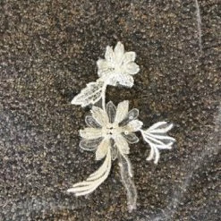 Something Blue Cathedral Ivory Tulle With Lace And Sequins Veil