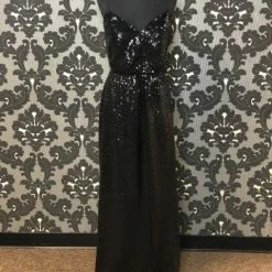 Something Blue Size 10 Shadow Belsoie L184065 Floor Sequin Spaghetti