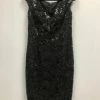Something Blue FORMAL/MOTHER'S DRESSES Size 8 Black Jasmine Sequin/Lace Cocktail Sleeveless