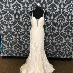Something Blue Justin Alexander JANA Women's Wedding Dress Lace/Beading Size 14 WEDDING DRESSES