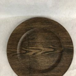 Something Blue Chargers Size 13" Plastic Brown CHARGERS DECOR