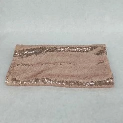 Something Blue DECOR Table Runner Size 108"x12" Sequin Blush TABLE LINENS