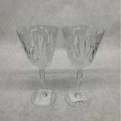 Something Blue Glassware Crystal Clear Size 2pc Toasting Glasses GLASSWARE DECOR