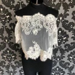 Something Blue NEW ARRIVALS Amalee Size Medium Ivory Lace Jackets