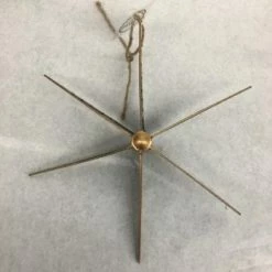 Something Blue Wedding THE PARLOUR Metal Galvanized Hanging Star Large