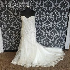 Something Blue Mori Lee ML3205 Wedding Dress Beaded Ivory Size 22W Strapless