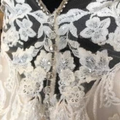 Something Blue Enzoni Lilac 17664 Women's Wedding Dress Lace Ivory Size 6 WEDDING DRESSES