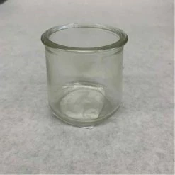 Something Blue Votive Holder Glass Clear Size 2.75" CANDLES