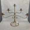 Something Blue DECOR Candelabra Size 20"x13.5" Metal Gold CANDLES