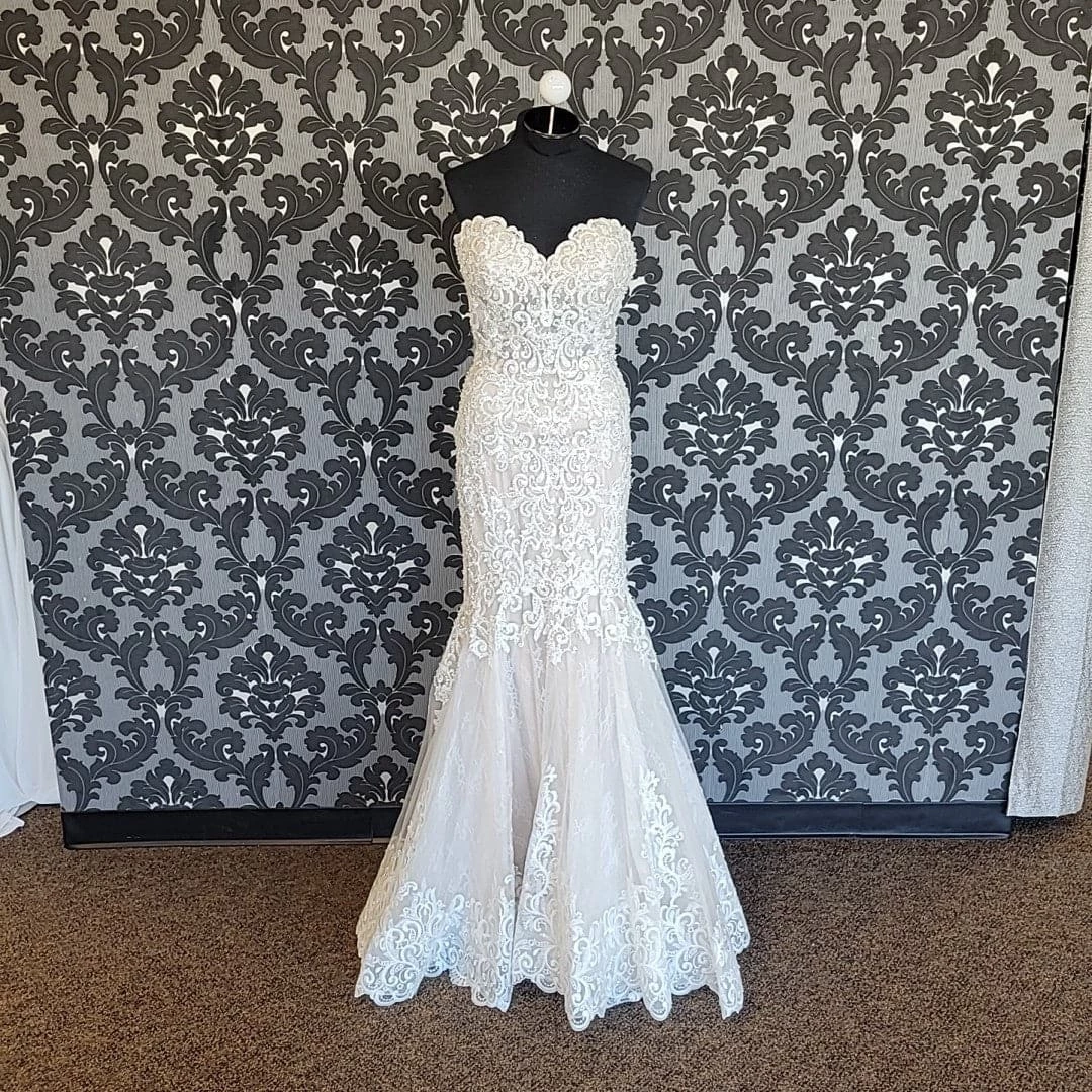 Something Blue Allure Bridal C526 Women Wedding Dress Lace/Beading Ivory/Nude WEDDING DRESSES 3 Something Blue Allure Bridal C526 Women Wedding Dress Lace/Beading Ivory/Nude WEDDING DRESSES