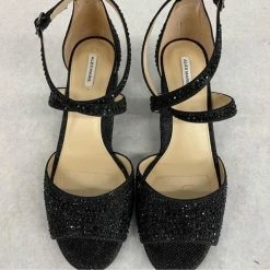 Something Blue NEW ARRIVALS Alex Marie Women's Shoe Glitter Black Size 8