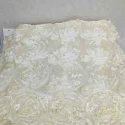 Something Blue Table Linen Size 84"x84" Ivory TABLE LINENS