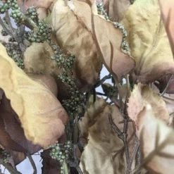 Something Blue Wedding 6 Stem Brown/Green Branches With Leaves DECOR
