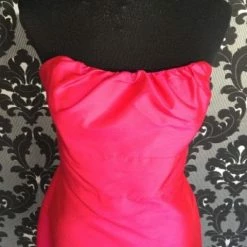 Something Blue FORMAL/MOTHER'S DRESSES Size 10 Fuschia Lugo 240 Cocktail Silk Strapless