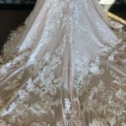 Something Blue WEDDING DRESSES Casablanca 2382 KARLEE Women's Wedding Dress Lace Blush/ivory 13 Something Blue WEDDING DRESSES Casablanca 2382 KARLEE Women's Wedding Dress Lace Blush/ivory